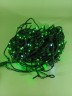 Гирлянда уличная 48м. 300 LED, темный провод, зелёный с мерцанием (можно соединять) (арт.wm50-green)