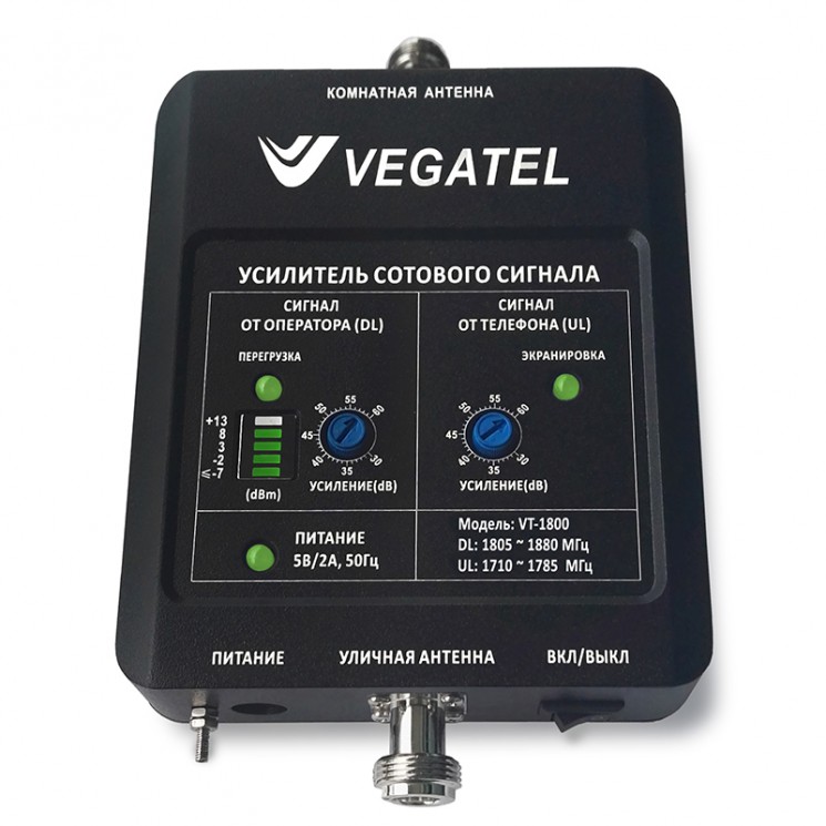 Купить Репитер Vegatel VT-1800 (LED) в магазине Мастер Связи