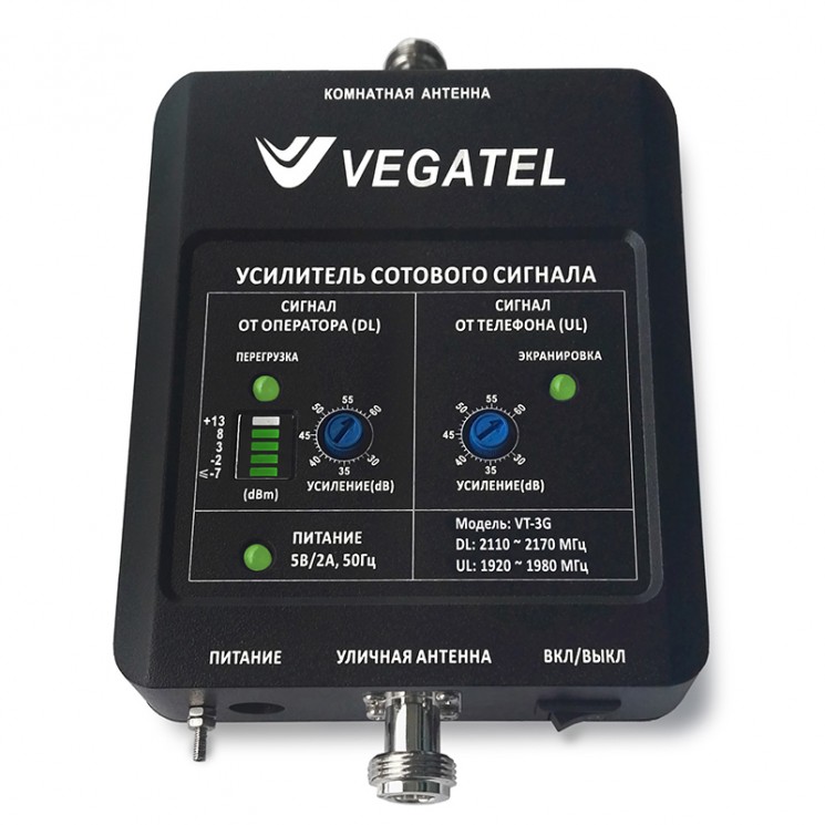 Купить Репитер Vegatel VT-3G (LED) в магазине Мастер Связи