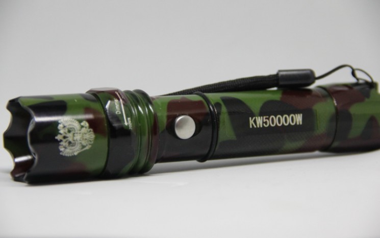 Купить Фонарь аккумуляторный Swat Flashlight kw50000w камуфляж в магазине Мастер Связи