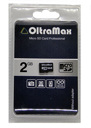 Купить Карта памяти MicroSDHC 2Gb OltraMax с адаптером в магазине Мастер Связи