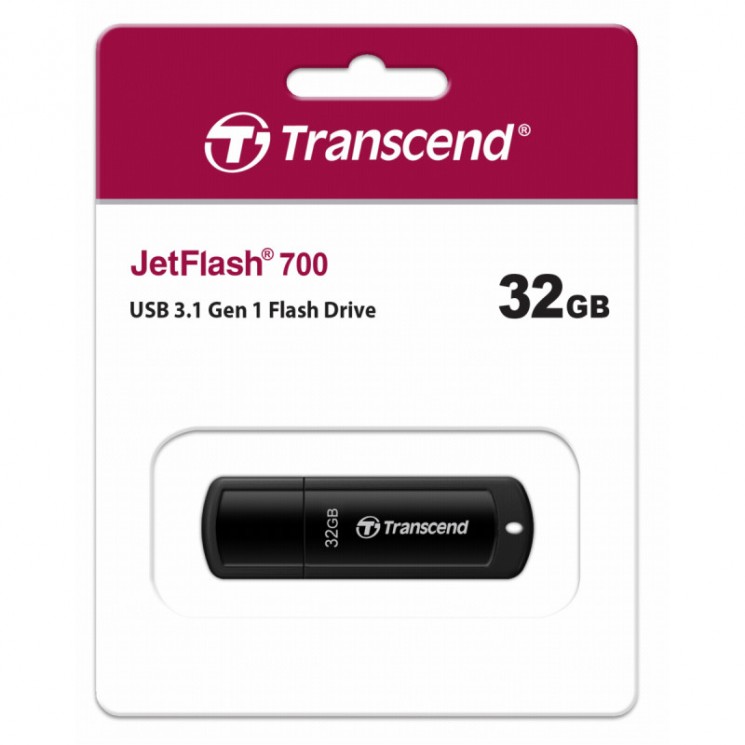 Купить Флешка USB TRANSCEND Jetflash 700 32Гб, USB3.0, черный (TS32GJF700) в магазине Мастер Связи