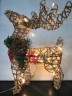 Фигурка "Олень" новогодняя, проволока со светодиодами, 30 см