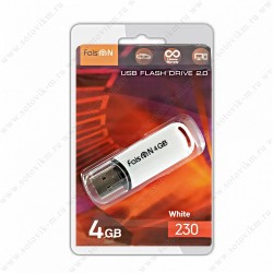 USB флешка 4GB FaisON 230, USB 2.0 Белый