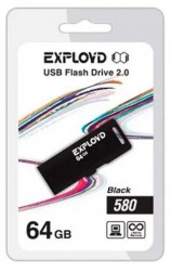 USB флешка 64GB Exployd 580 Black