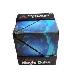 Магический магнитный куб Magic Cube-головоломка темно синий