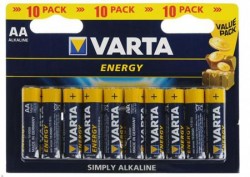 Батарейки Varta Energy AA 10шт LR6  1.5В