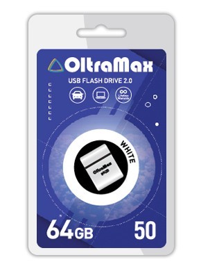 Купить Флеш-накопитель 64Gb OltraMax Drive 50 Mini white в магазине Мастер Связи
