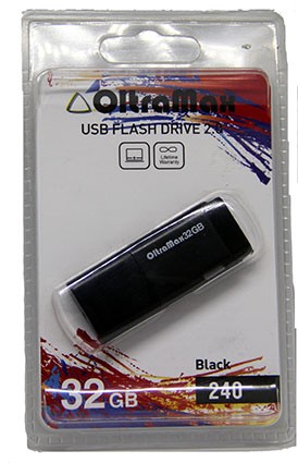 USB флешка 32Gb Oltramax Black 240