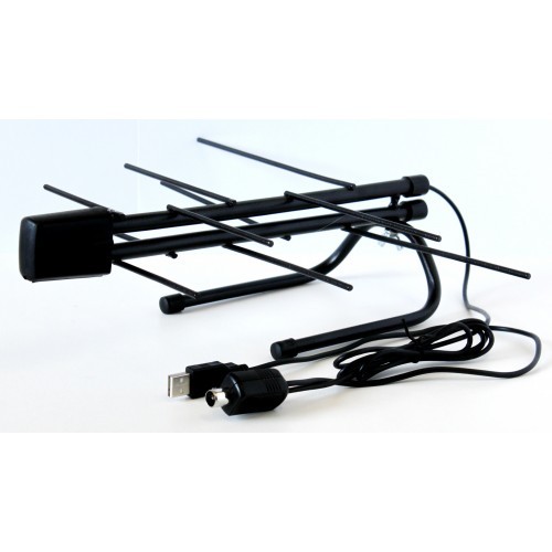 Купить Комнатная ТВ антенна L 942.10 КАЙМАН для цифрового ТВ питание от USB в магазине Мастер Связи