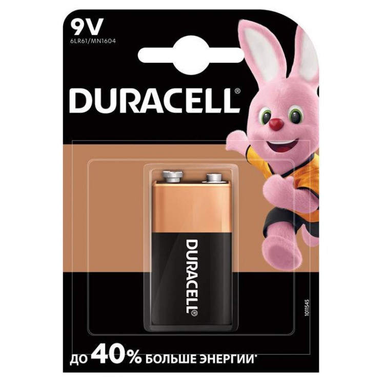 Купить Батарейка Duracell Крона 9V, LR MN1604/6LR61 в магазине Мастер Связи