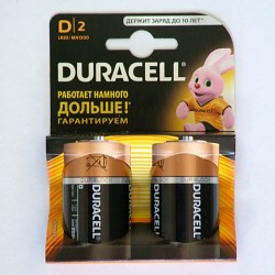 Батарея DURACELL Basic LR20-2BL, 2 шт. D