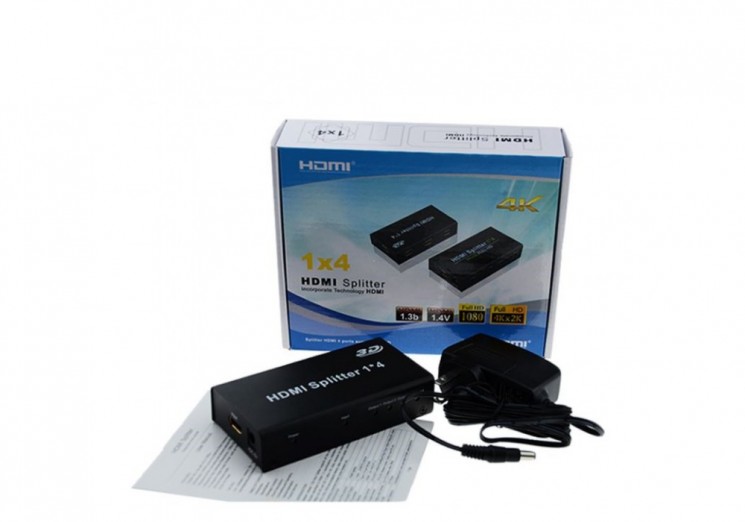 Купить Сплиттер HDMI 1.3 1x4 Invin DK104 в магазине Мастер Связи