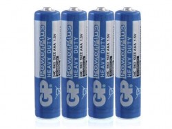 Батарейка AAA GP PowerPlus HEAVY DUTY 2 , 1.5В, цвет: синий , (4C/R03 R03 SR4) 