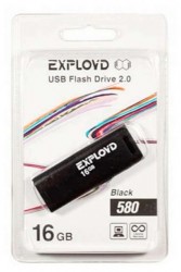 Флеш-накопитель USB 16GB Exployd 580 BLACK (EX-16GB-580-BLACK)