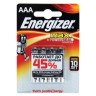 Батарейка Energizer AAA LR03-4BL MAX+Power Sea (мизинчиковая),1,5V, 4шт. в упаковке Alkaline