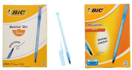 Купить Ручка шариковая BIC Round Stic Classic, синие чернила 1.0мм в магазине Мастер Связи