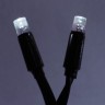 Гирлянда уличная БАХРОМА, толстый провод, "Мерцание" ш5м* в40/60см 180 ламп LED, черный провод, IP-65, Белый (возможность соединения) арт. 725-541