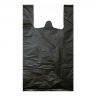 Пакет майка «чёрный» 24х44 см, ПНД, 12 мкм 
