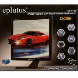 Телевизор Eplutus EP-172T (с цифровым тюнером DVB-T2) 17 дюймов