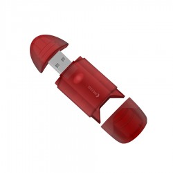 USB картридер Oxion OCR003 красный