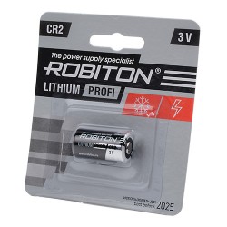 Батарейка ROBITON CR2, 3V , Lithium PROFI