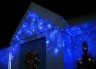 Купить Бахрома для улицы 5м*40/60см, 210 ламп LED,Голубой ,нить белая, 6 режимов, можно соединять (z183-238) в магазине Мастер Связи
