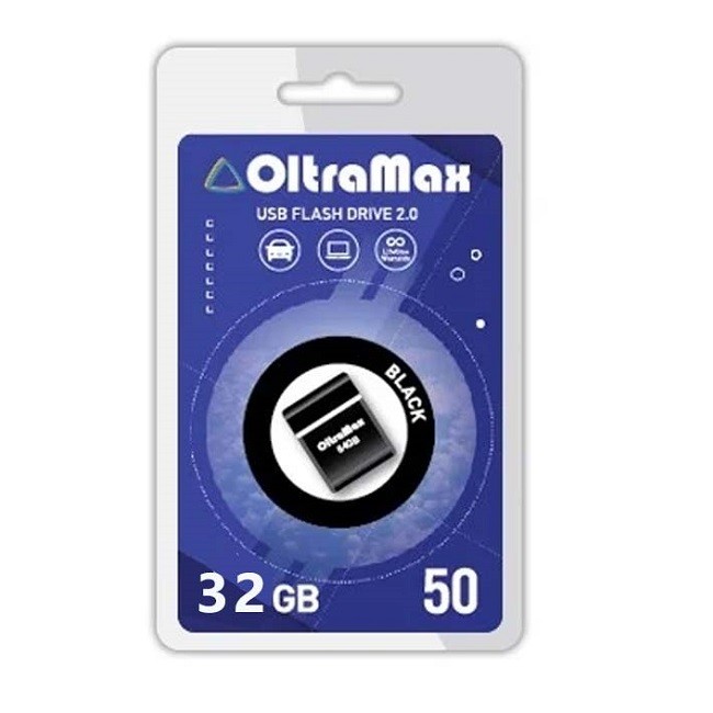 Купить Флеш-накопитель 32 Gb OltraMax Drive 50 Mini Black (OM-32GB-50-BLACK) в магазине Мастер Связи