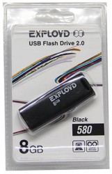 USB флешка 8Gb Exployd Black 580