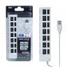 Купить USB HUB JC-701 белый, 7 портов с выключателем в магазине Мастер Связи