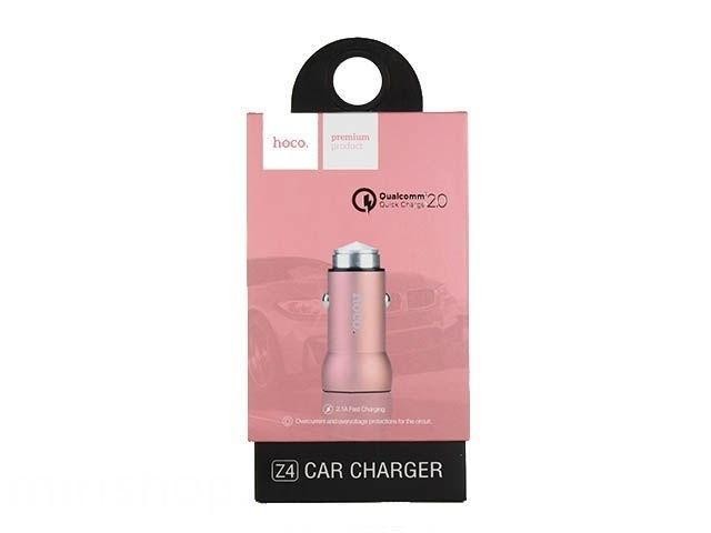 Купить Автомобильное зарядное устройство HOCO Z4 + без кабеля  1xUSB 2.1A. Цвет: Roze Gold (розовое золото) в магазине Мастер Связи