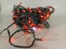 Гирлянда уличная 20м. 160 LED, темный провод, красный с мерцанием (можно соединять) (арт.WM20-red)