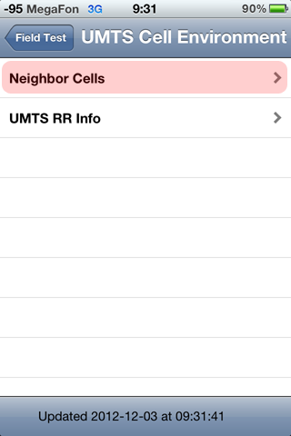 жми UMTS Cell Environment